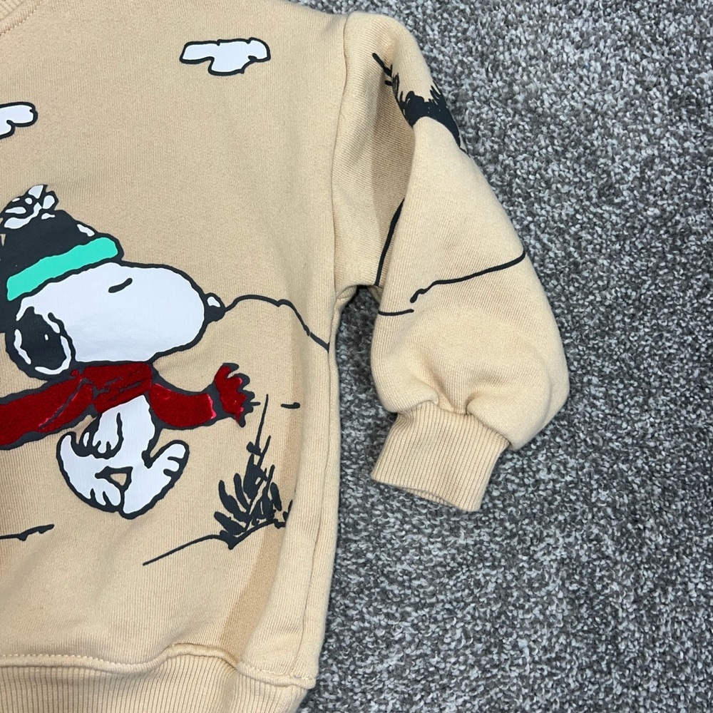 Zara snoopy Sweatshirt 2-3 years - Picture 8 of 10